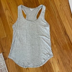 Club Monaco grey racer back tank top